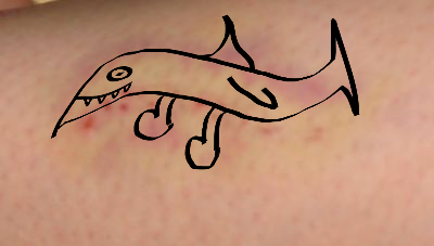Frenzie's shark with legs